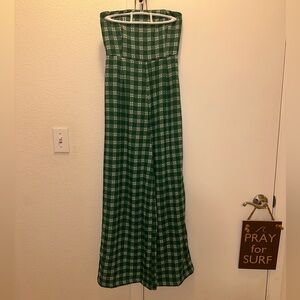 Hawaiis Finest - XS PALAKA WOMEN'S GREEN WIDE PANT JUMPSUIT